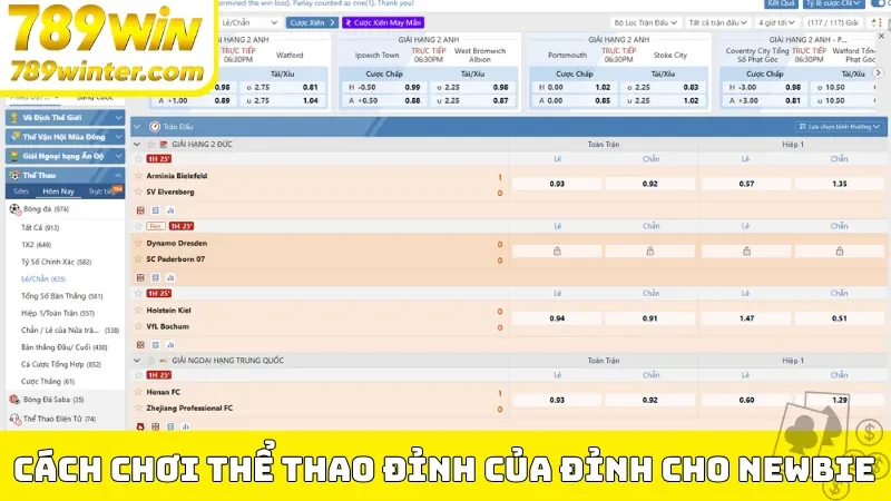 Cách chơi thể thao đỉnh của đỉnh cho newbie